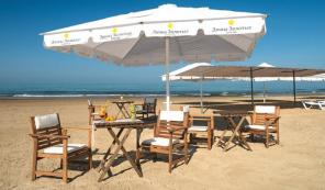 Зонт 4х4 м. пляжный, торговый, для кафе блочного сложения