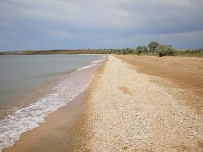 Участок на берегу  Азовского моря