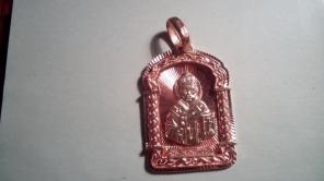 Продам золотой кулон икону св. Николай Чудотворец