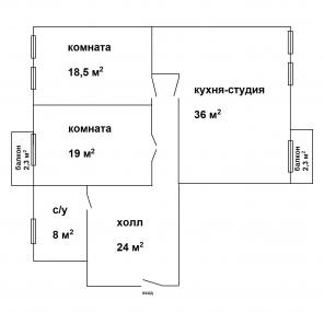Продается квартира площадью 111 м2 в Центре Севастополя по ул. Большая Морская 50
