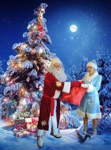 Дед Мороз и Снегурочка в Симферополе